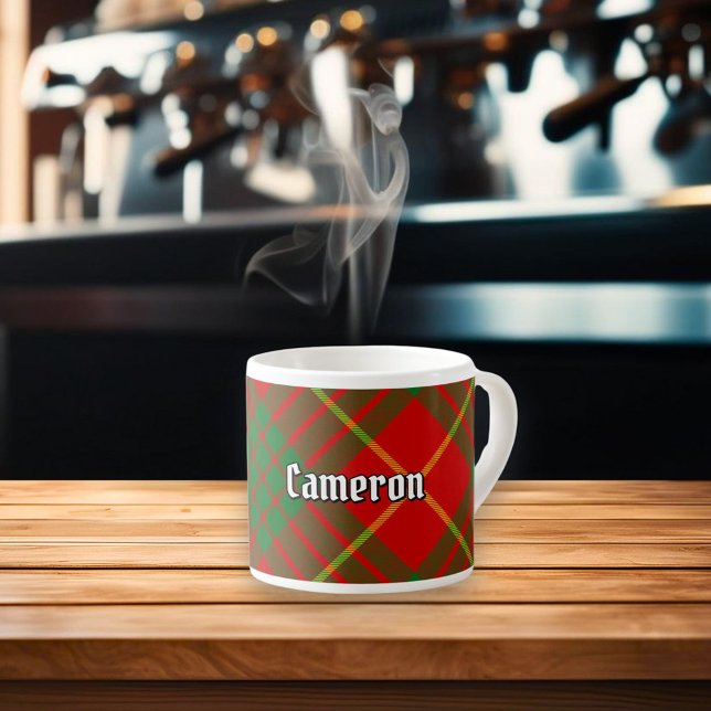 Tasse Expresso Clan Cameron Tartan (Créateur téléchargé)