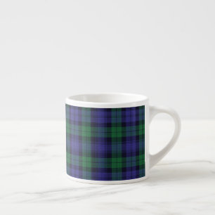 Tasse Expresso Clan Campbell Black Watch Scottish Tartan