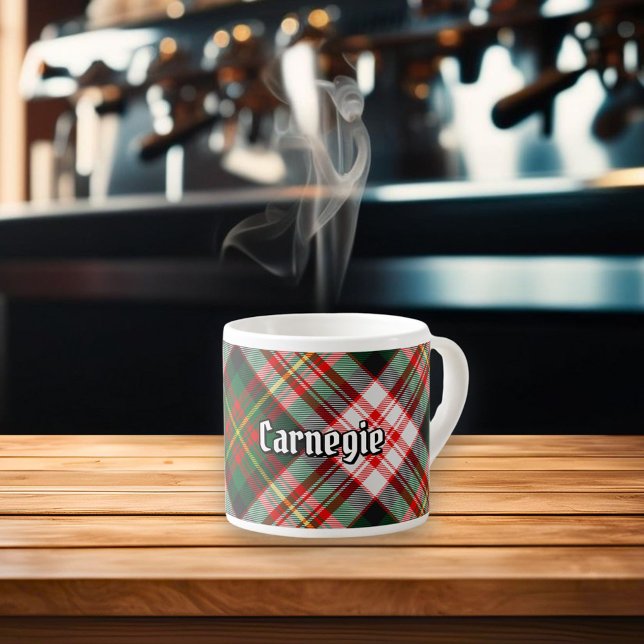 Tasse Expresso Clan Carnegie robe Tartan (Créateur téléchargé)