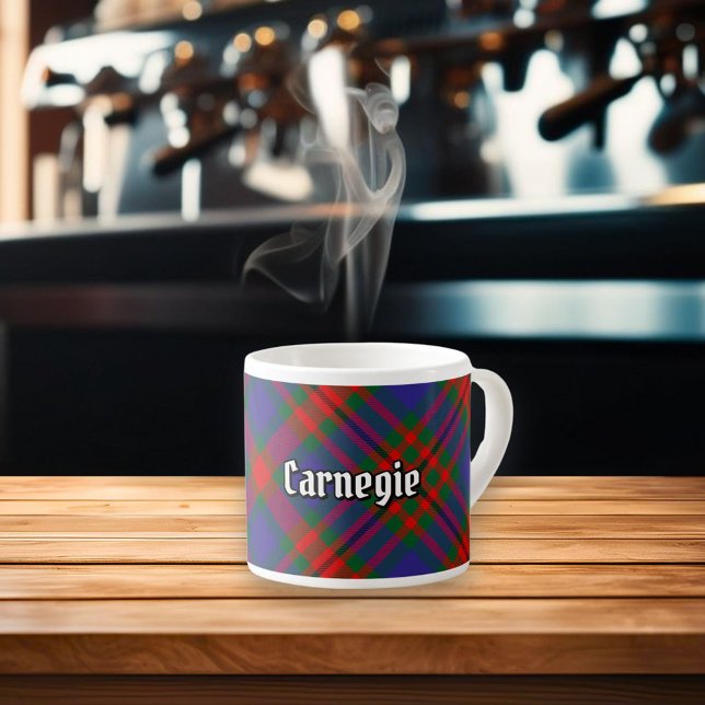 Tasse Expresso Clan Carnegie Tartan (Créateur téléchargé)