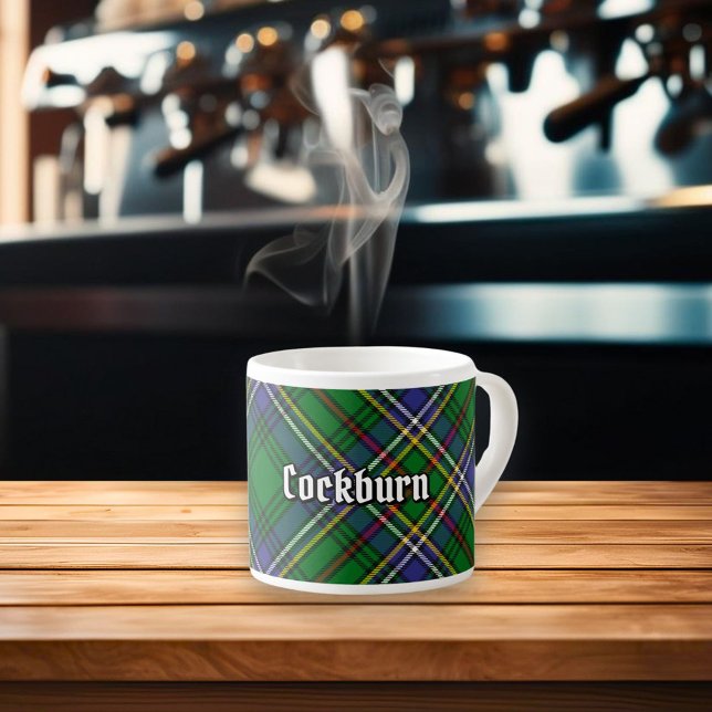 Tasse Expresso Clan Cockburn Tartan (Créateur téléchargé)