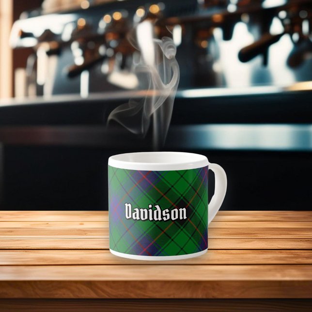 Tasse Expresso Clan Davidson Tartan (Créateur téléchargé)