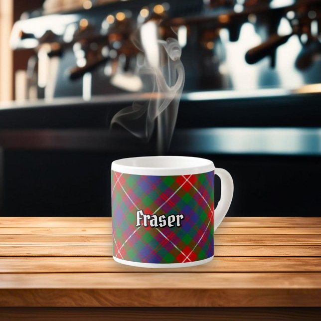Tasse Expresso Clan Fraser de Lovat Tartan (Créateur téléchargé)