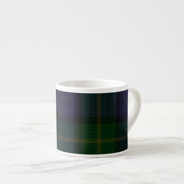 Tasse expresso Clan Gordon Old Ancient Tartan (Devant droit)
