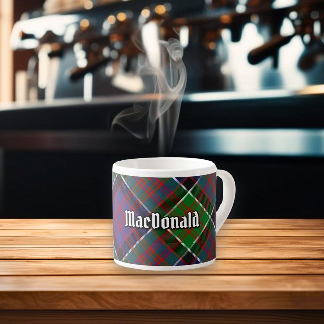 Tasse Expresso Clan MacDonald de la Coupe Clanranald Tartan Espre (Créateur téléchargé)