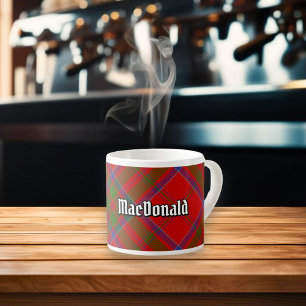 Tasse Expresso Clan MacDonald de la Coupe Keppoch Tartan Espresso