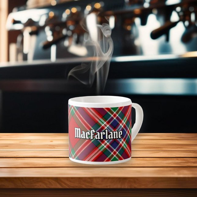 Tasse Expresso Clan MacFarlane Red Tartan (Créateur téléchargé)