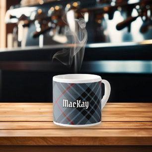 Tasse Expresso Clan MacKay Blue Tartan