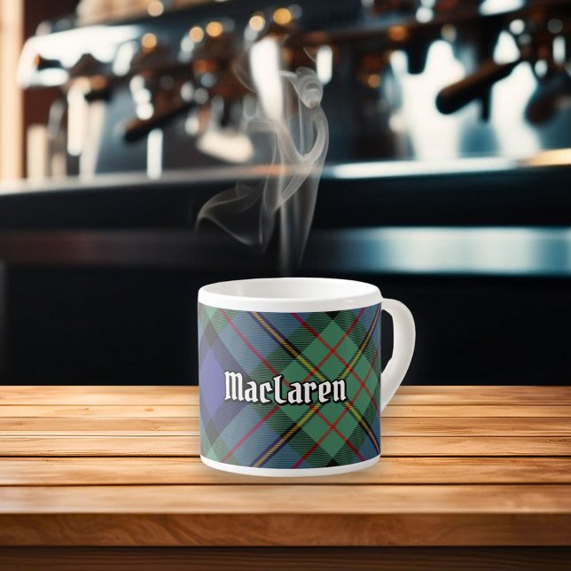 Tasse Expresso Clan MacLaren Tartan (Créateur téléchargé)