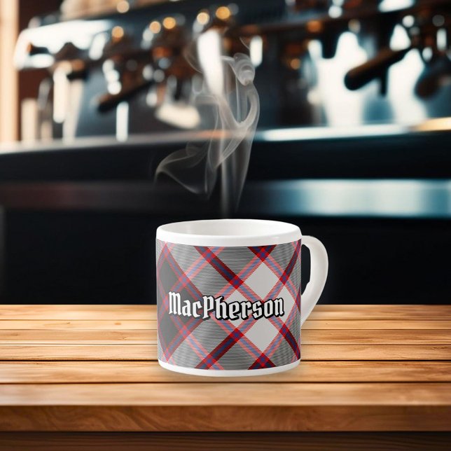 Tasse Expresso Clan MacPherson Chasse Tartan Espresso Cup (Créateur téléchargé)