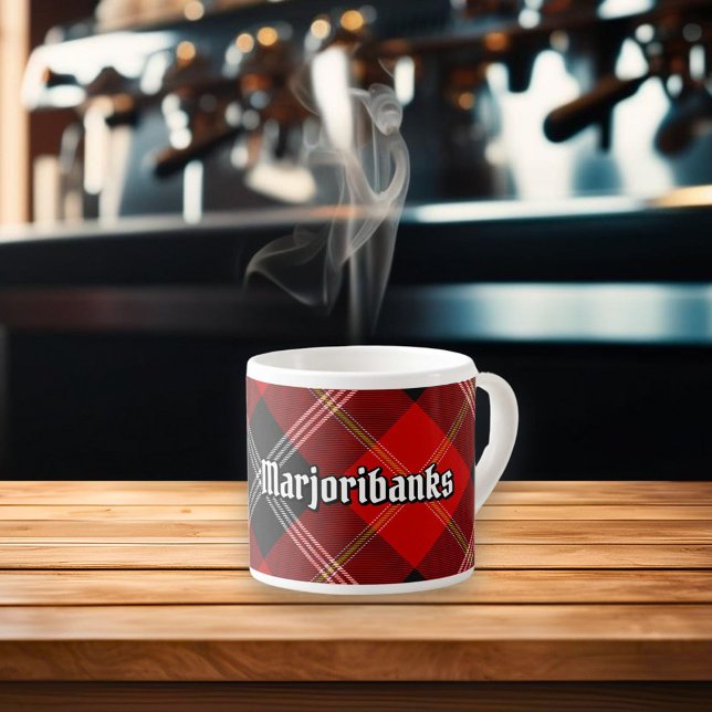 Tasse Expresso Clan Marjoribanks Tartan (Créateur téléchargé)