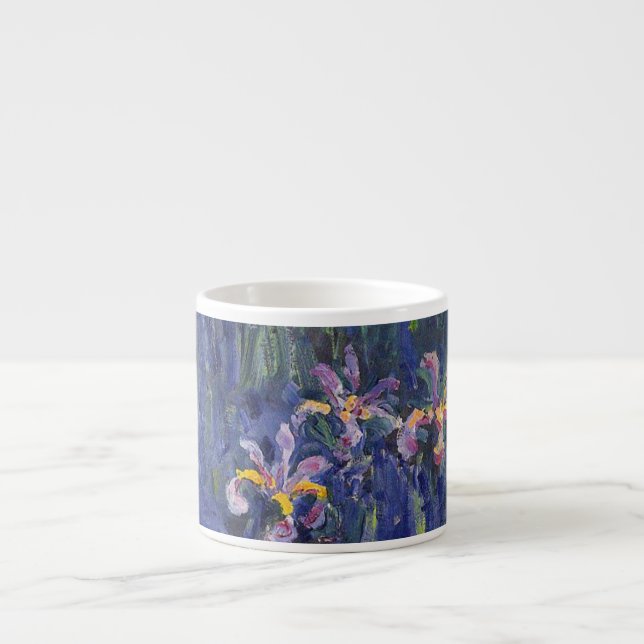 Tasse Expresso Claude Monet - iris (Devant)