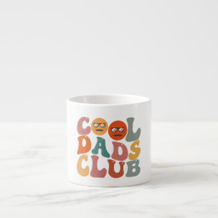 Tasse Expresso Club des papas cool Papa Fête des Pères Rétro Groo