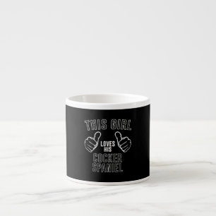 Tasse Expresso Cocker Spaniel Cette Fille Aime Son Cocker Spanie