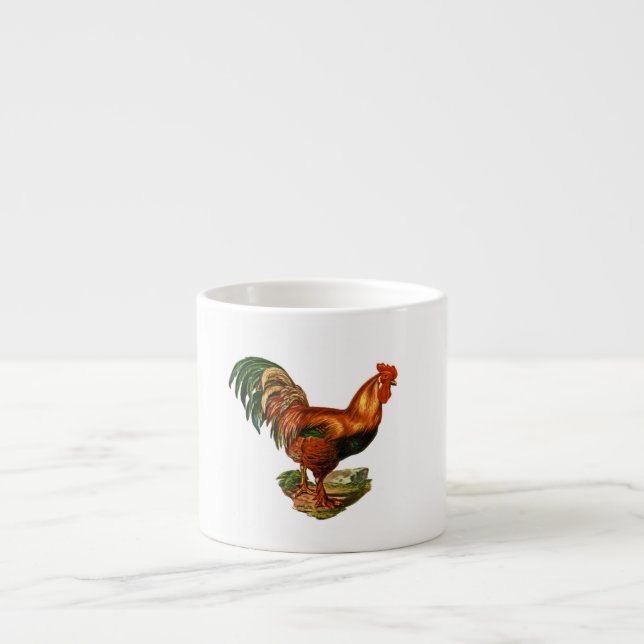 Tasse Expresso Cockerel de Rooster (Devant)