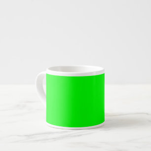 Tasse Expresso Code hexadécimal vert néon 00FF00