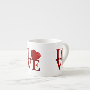Tasse Expresso Coeur d'amour