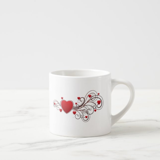 Tasse Expresso Coeur défilé (Droite)