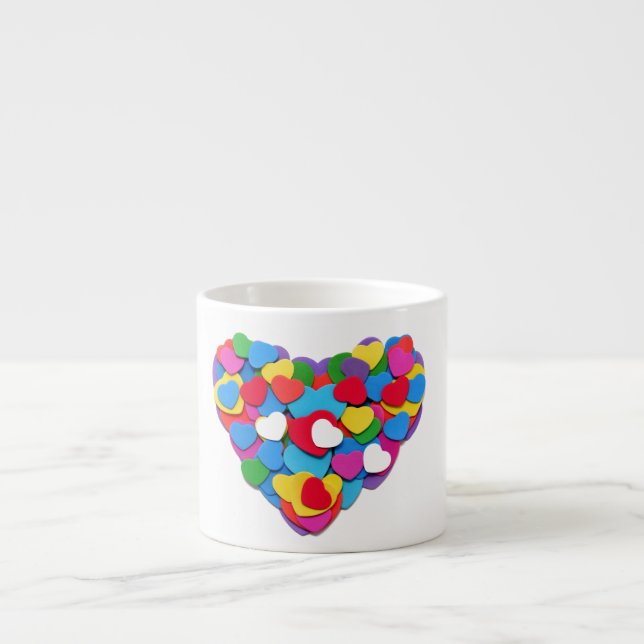 Tasse Expresso Coeur des coeurs (Devant)