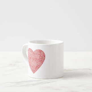 Tasse Expresso Coeur roux