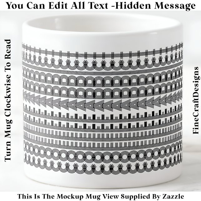 Tasse Expresso Coffee Addict Message caché Amusante nouveauté 111 (Créateur téléchargé)