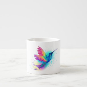 Tasse Expresso Colibri arc-en-ciel exotique