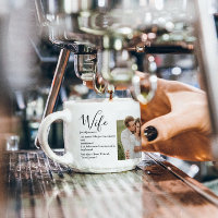 Collage Couple Photo & Lovely Romantic Wife Cadeau