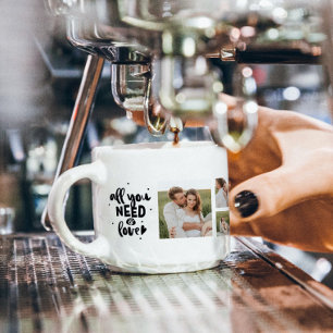 Tasse Expresso Collage Couple Photo & Tout Ce Dont Vous Avez Beso