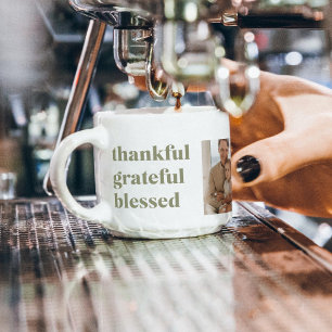 Tasse Expresso Collage moderne Trois photos   Bon thanksgiving Es