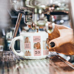 Tasse Expresso Collage photos amies | Joyeux cadeau d'anniversair<br><div class="desc">Collage photos amies | Joyeux cadeau d'anniversaire.Faites de l'anniversaire de votre ami extra spécial avec ce cadeau sur mesure avec un collage de vos moments préférés ensemble! Ce cadeau d'anniversaire personnalisé d'inspiration rose est disponible exclusivement sur Zazzle, et c'est la façon parfaite de montrer à votre ami combien ils signifient...</div>