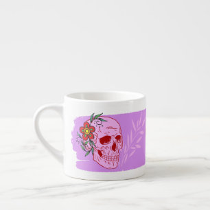 Tasse Expresso Collection de timbres d'Halloween "Fête fantôme" s