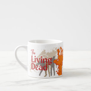 Tasse Expresso Collection de timbres d'Halloween "The Living Dead