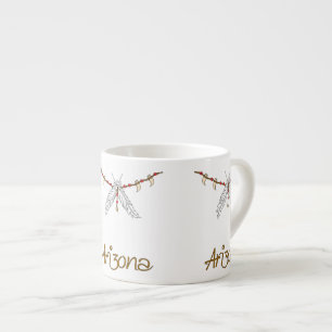 Tasse Expresso Collier en plumes AZ