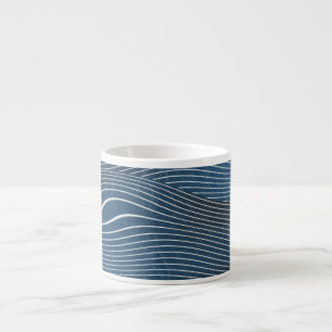Tasse Expresso Collines naturelles : motif sans soudure.