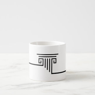 Tasse Expresso Colonne blanche