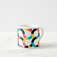Coloré, tendance, gai, fun moderne géométrique
