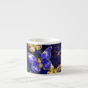Tasse Expresso Composition avec papillons Sapphire
