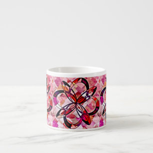 Tasse Expresso conception abstraite funky