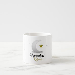 Tasse Expresso Conception Croissant Ramadan Kareem - Islamique Mu