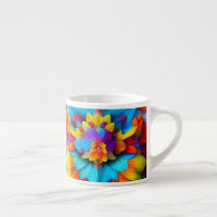 Conception de Mandala Florale colorée