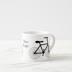 Tasse Expresso Conception personnalisée de bicyclette