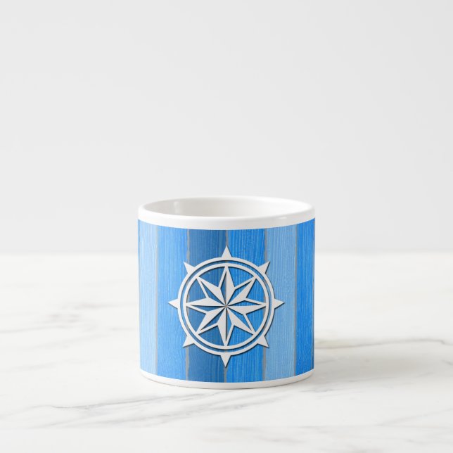 Tasse Expresso Conception sur le thème nautique (Devant)
