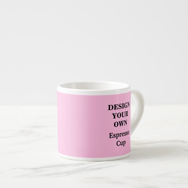 Tasse Expresso Concevez votre propre Coupe d'Espresso - Rose clai (Devant droit)