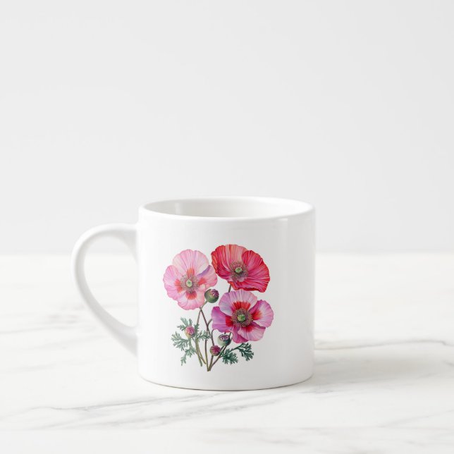 Tasse Expresso Coquelicots  (Gauche)