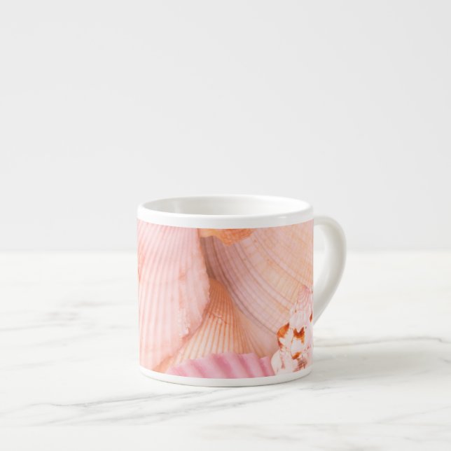Tasse Expresso Coques roses (Devant droit)