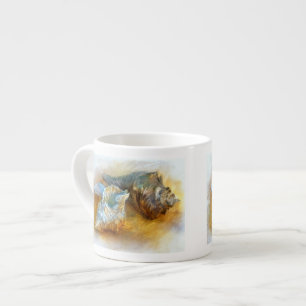 Tasse Expresso Coquillages sur la plage