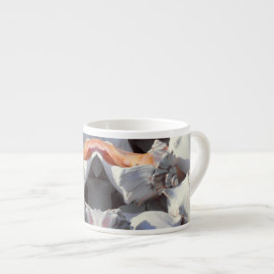 Tasse Expresso Coquilles marines au soleil et à l'ombre