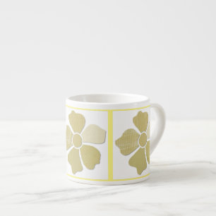Tasse Expresso Correspondre N'Importe Quelle Fleur De Collage De