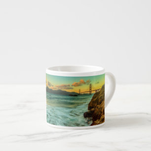 Tasse Expresso Coucher du soleil à la plage de Baker