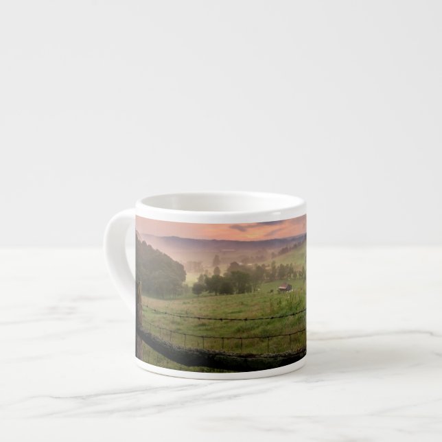 Tasse Expresso Coucher du soleil de la Virginie (Devant gauche)